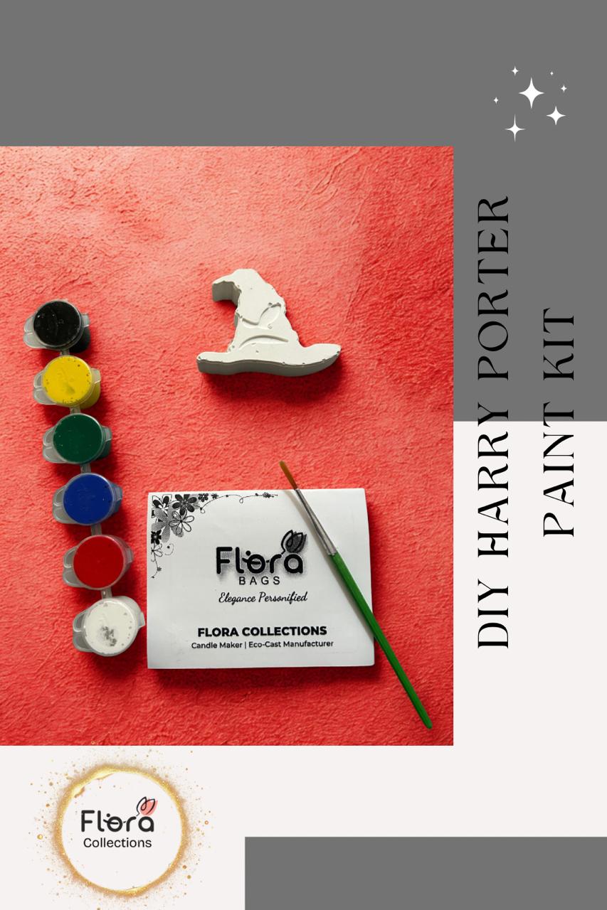 Harry Potter DIY Gypsum Painting Kit – Kids Creative Activity Box , Paint + Brush Included (Pack Of 12)