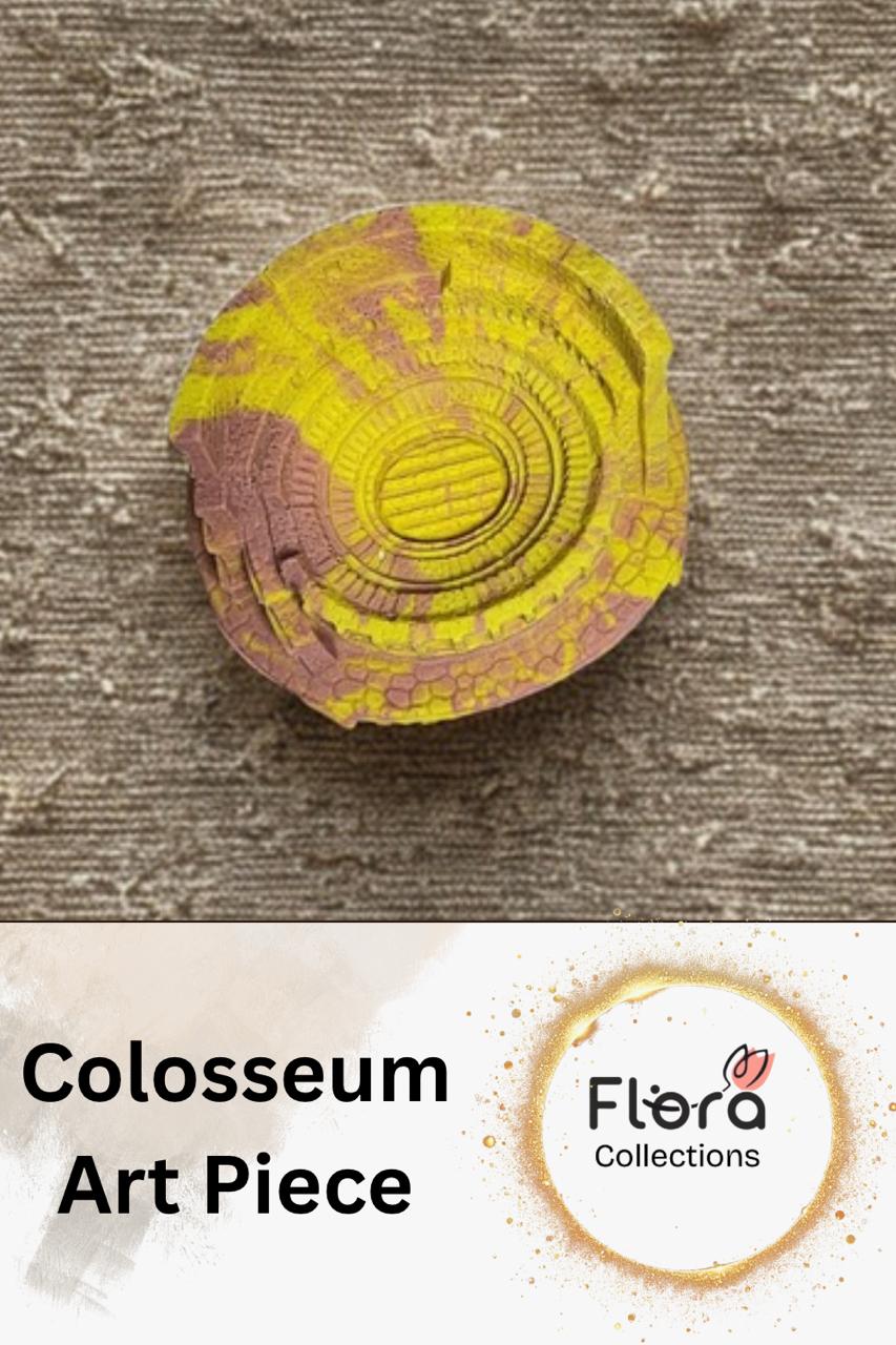 Colosseum Art Piece – Premium Gypsum Architectural Decor | Roman Inspired Sculpture
